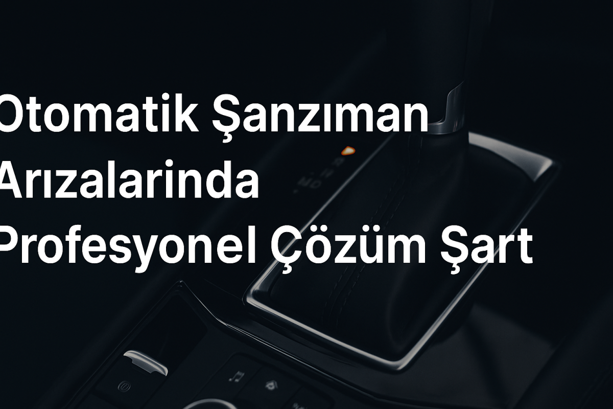 Otomatik Şanzıman Arızalarında Profesyonel Çözüm Şart